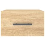 vidaXL Nástenné nočné stolíky 2 ks dub sonoma 35x35x20 cm – Obrázok 6