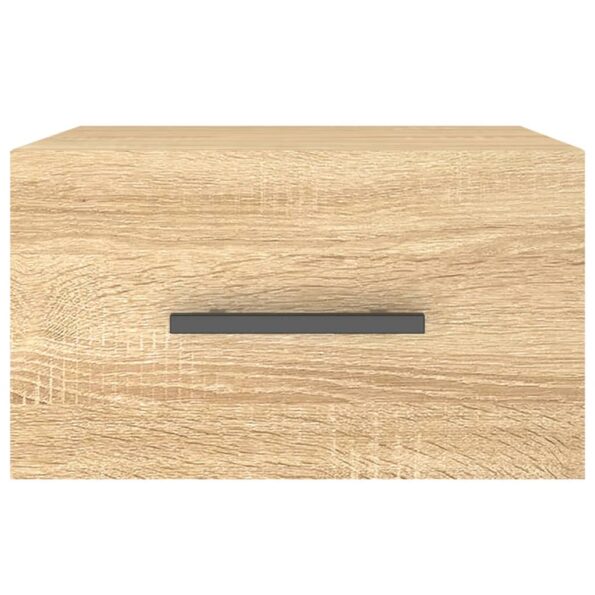 vidaXL Nástenné nočné stolíky 2 ks dub sonoma 35x35x20 cm – Obrázok 6