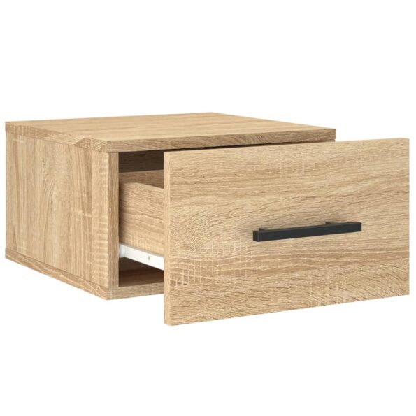 vidaXL Nástenné nočné stolíky 2 ks dub sonoma 35x35x20 cm – Obrázok 7