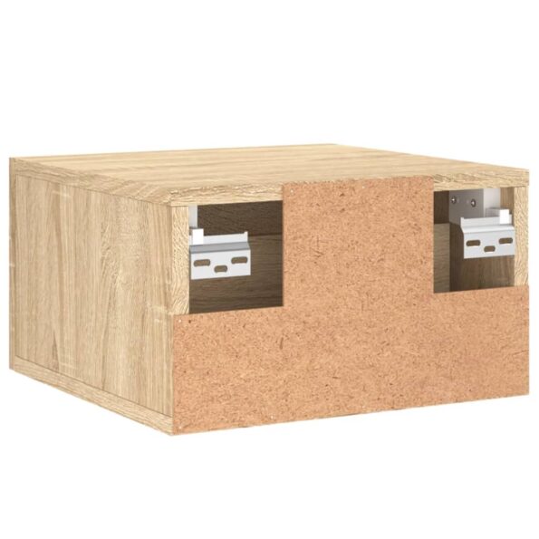 vidaXL Nástenné nočné stolíky 2 ks dub sonoma 35x35x20 cm – Obrázok 9