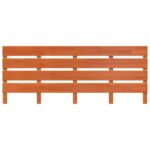 vidaXL Zadné čelo Voskovo hnedá 200.5 x 3 x 80 cm Borovicový masív – Obrázok 4