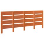 vidaXL Zadné čelo Voskovo hnedá 200.5 x 3 x 80 cm Borovicový masív – Obrázok 6