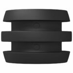 vidaXL Stôl na futbalové bumpry 3 x 3 x 2 cm tyč 16 pcs Čierna – Obrázok 2