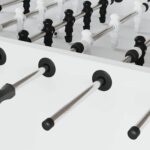 vidaXL Futbalové ložiská pre stôl 10 pcs Čierna 3 x 3 x 1,4 cm Plast