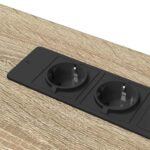 vidaXL Stôl s poličkou Sonoma dub 100 x 50 x 86,5 cm Kompozitné drevo – Obrázok 10