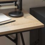 vidaXL Stôl s poličkou Sonoma dub 100 x 50 x 86,5 cm Kompozitné drevo – Obrázok 6