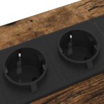 vidaXL Nočný stolík Tmavý dub 42 x 41 x 61 cm Kompozitné drevo – Obrázok 9