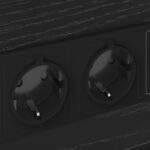 vidaXL Nočné skrinky 2 pcs Čierny dub 40 x 31 x 60 cm Kompozitné drevo – Obrázok 10