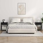 vidaXL Nočný stolík Čierny dub 41 x 31 x 51 cm Kompozitné drevo – Obrázok 4