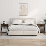 vidaXL Nočný stolík Dymová dub 41 x 31 x 51 cm Kompozitné drevo – Obrázok 4