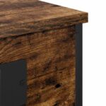vidaXL Nočný stolík Dymová dub 41 x 31 x 76 cm Kompozitné drevo – Obrázok 9