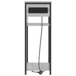 vidaXL Nočný stolík Sivý dub sonoma 28.1 x 40.9 x 75 cm – Obrázok 6