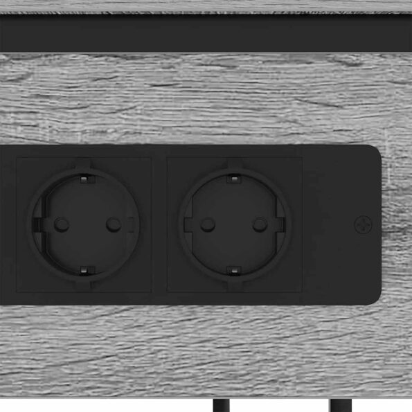 vidaXL Nočný stolík Sivý dub sonoma 28.1 x 40.9 x 75 cm – Obrázok 9