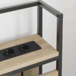 vidaXL Úložné čelo s čelnou doskou dub sonoma 75 cm Kompozitné drevo – Obrázok 4