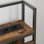 vidaXL Úložné čelo s čelnou doskou Tmavý dub 75 cm Kompozitné drevo – Obrázok 12