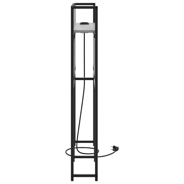 vidaXL Úložné čelo s úložiskom Sivý dub sonoma 75 cm Kompozitné drevo – Obrázok 5