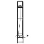 vidaXL Úložné čelo s čelnou doskou s úložiskom Čierny dub 80 cm Kompozitné drevo – Obrázok 6