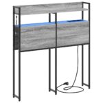 vidaXL Úložné čelo Sivá sonoma 80 cm Kompozitné drevo – Obrázok 2