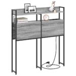 vidaXL Úložné čelo Sivá sonoma 80 cm Kompozitné drevo – Obrázok 3