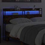 vidaXL Úložné čelo Tmavý dub 135 cm Kompozitné drevo – Obrázok 4