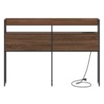 vidaXL Úložné čelo Hnedý dub 135 cm Kompozitné drevo – Obrázok 6