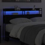 vidaXL Úložné čelo Čierny dub 160 cm Kompozitné drevo – Obrázok 4