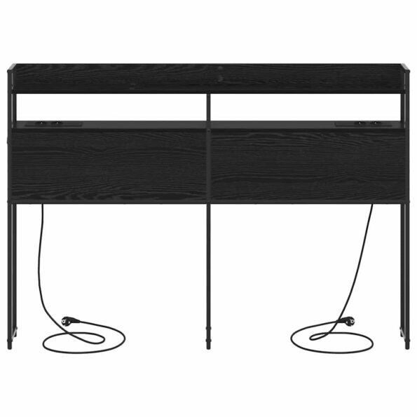 vidaXL Úložné čelo Čierny dub 160 cm Kompozitné drevo – Obrázok 6