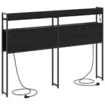 vidaXL Úložné čelo Čierny dub 160 cm Kompozitné drevo – Obrázok 8