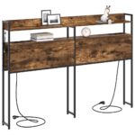 vidaXL Úložné čelo Tmavý dub 160 cm Kompozitné drevo – Obrázok 3