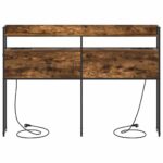 vidaXL Úložné čelo Tmavý dub 160 cm Kompozitné drevo – Obrázok 6