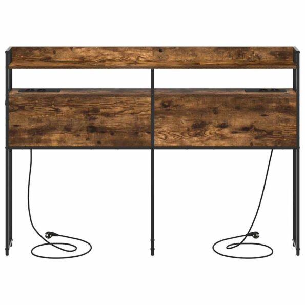 vidaXL Úložné čelo Tmavý dub 160 cm Kompozitné drevo – Obrázok 6