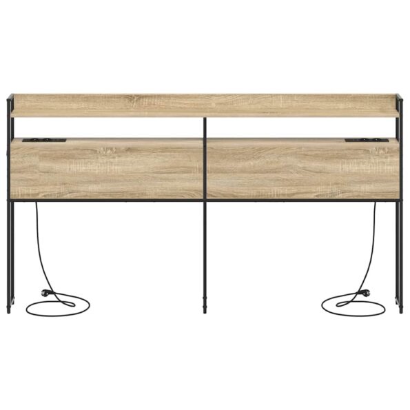 vidaXL Úložné čelo dub sonoma 180 cm Kompozitné drevo – Obrázok 6