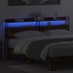 vidaXL Úložné čelo Tmavý dub 180 cm Kompozitné drevo – Obrázok 4