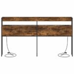 vidaXL Úložné čelo Tmavý dub 180 cm Kompozitné drevo – Obrázok 6