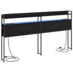 vidaXL Úložné čelo Čierny dub 200 cm Kompozitné drevo – Obrázok 2