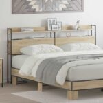 vidaXL Úložné čelo dub sonoma 200 cm Kompozitné drevo