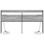 vidaXL Úložné čelo Sivý dub sonoma 200 cm Kompozitné drevo – Obrázok 6