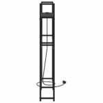 vidaXL Úložné čelo s čelnou doskou s úložiskom Čierny dub 75 cm Kompozitné drevo – Obrázok 6