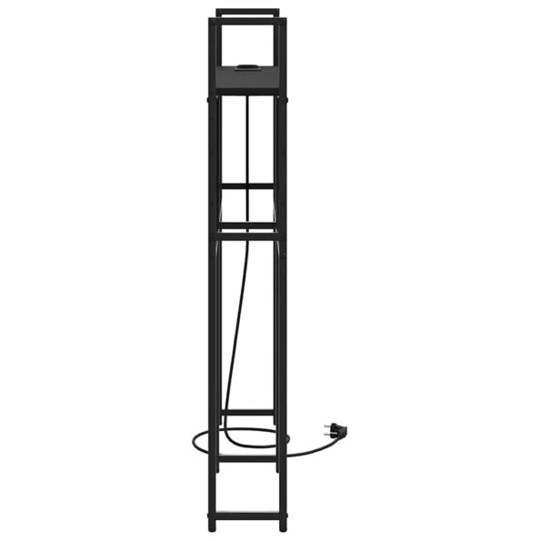 vidaXL Úložné čelo s čelnou doskou s úložiskom Čierny dub 75 cm Kompozitné drevo – Obrázok 6