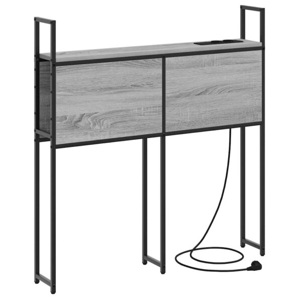 vidaXL Úložné čelo Sivý dub sonoma 75 cm Kompozitné drevo – Obrázok 2