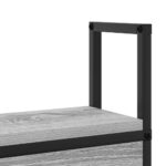 vidaXL Úložné čelo Sivý dub sonoma 90 cm Kompozitné drevo – Obrázok 9