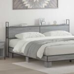 vidaXL Úložné čelo Sivý dub sonoma 180 cm Kompozitné drevo