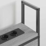 vidaXL Úložné čelo Sivý dub sonoma 180 cm Kompozitné drevo – Obrázok 4