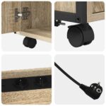 vidaXL Kancelársky kabinet dub sonoma 60 x 46 x 67 cm Kompozitné drevo – Obrázok 10