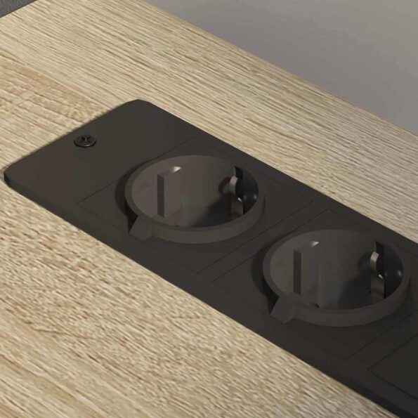 vidaXL Kancelársky kabinet dub sonoma 60 x 46 x 67 cm Kompozitné drevo – Obrázok 5