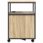vidaXL Kancelársky kabinet dub sonoma 60 x 46 x 67 cm Kompozitné drevo – Obrázok 8