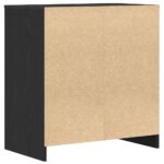 vidaXL Komoda, čierny dub, 70x41x75 cm, imitácia dreva – Obrázok 8