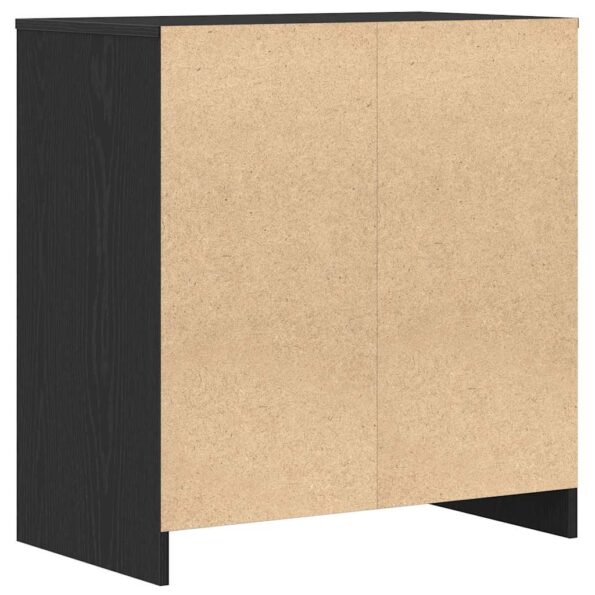 vidaXL Komoda, čierny dub, 70x41x75 cm, imitácia dreva – Obrázok 8