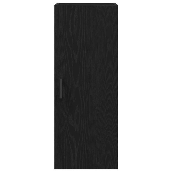 vidaXL Nástenná skrinka, čierny dub 34,5x34x90 cm, umelé drevo – Obrázok 6