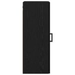 vidaXL Nástenná skrinka, čierny dub 34,5x34x90 cm, umelé drevo – Obrázok 7